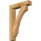 Ekena Millwork Imperial Block Rough Sawn Bracket w/ Offset Brace, Western Red Cedar, 6"W x 26"D x 38"H BKT0604X26X38IMP05RWR - alternate 1